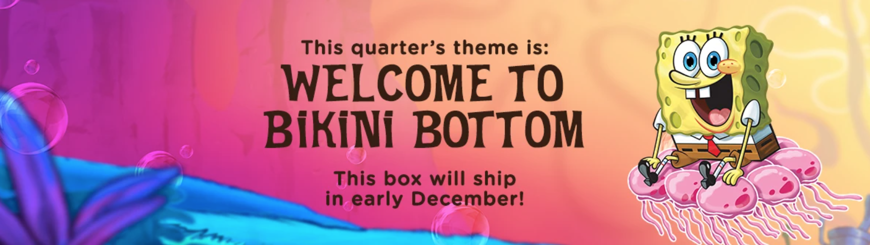 The SpongeBob Squarepants Bikini Bottom Box Winter 2020 Spoiler 1 MSA