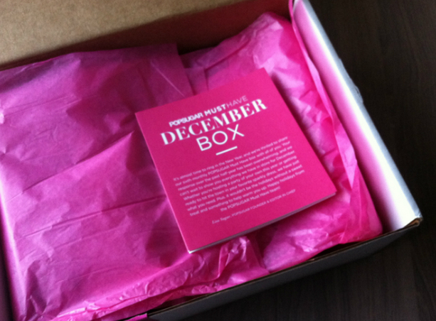 Pop Sugar Must Have – December 2012 Review – Monthly Women’s Subscription Boxes