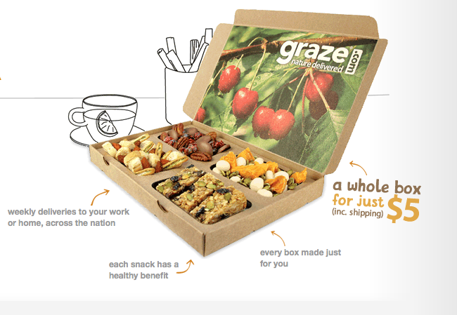 New Snack Subscription Box Alert - Graze! Plus Coupon for Two Free Boxes