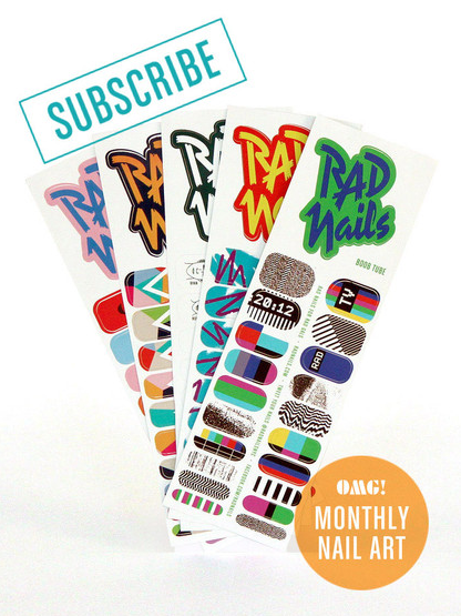 New Subscription Box Alert! Rad Nails – Nail Art Monthly Service