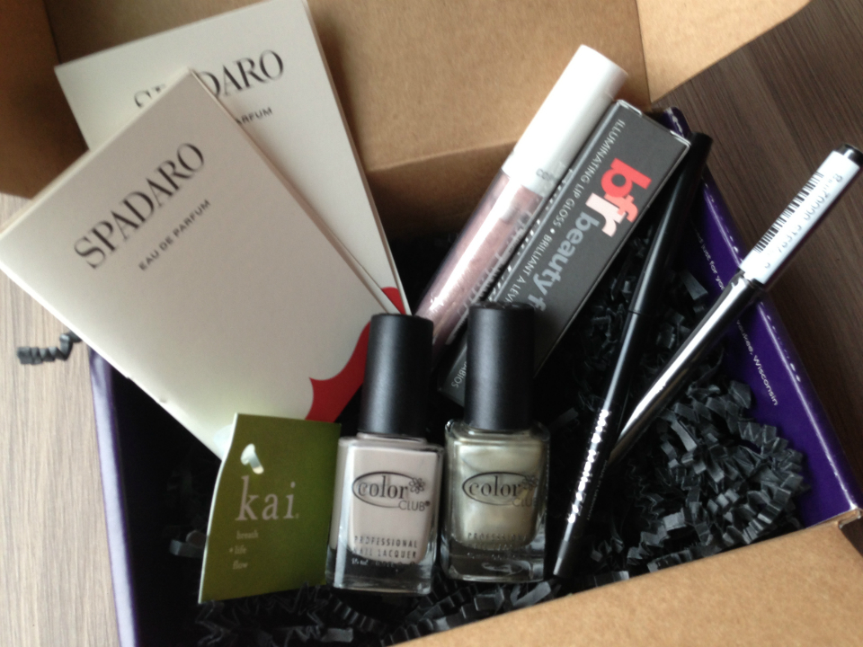 Wantable Box Review - January 2013 - Wantable.co Monthly Makeup Subscription Service