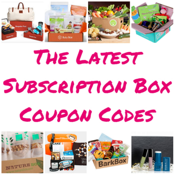 Subscription Box Coupons