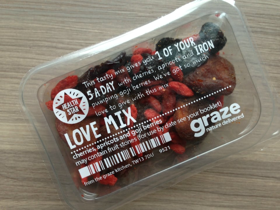 Graze Snack Box Review - February 2013 - Monthly Healthy Snack Subscription Service