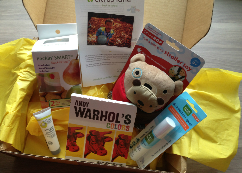 Citrus Lane Review - January 2013 - Monthly Baby and Kids Subscription Boxes
