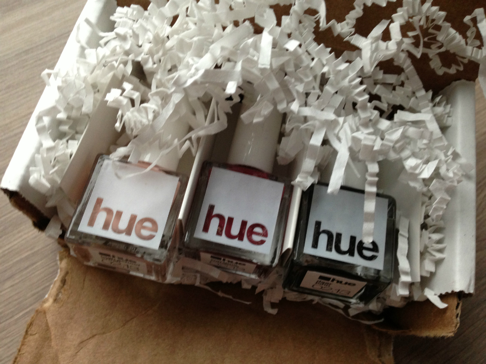 Square Hue Box Review – February 2013 – Monthly Nail Polish Subscription Service