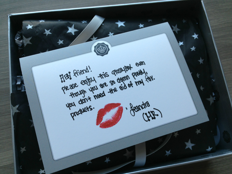 Man Repeller Glossy Box Review - January 2013 - Monthly Makeup Subscription Serivce