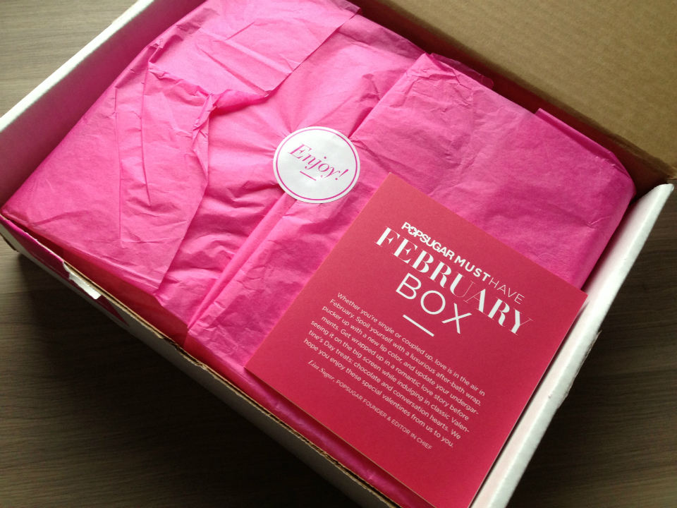 Pop Sugar Must Have Box February 2013 Review - Women's Monthly Subscription Service