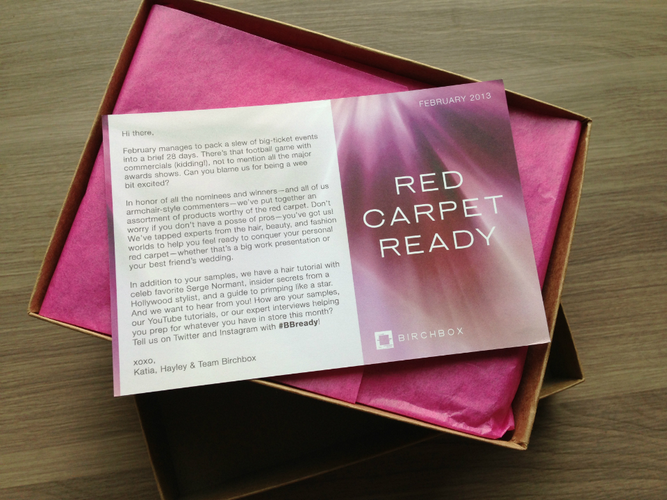 Birchbox February 2013 Review -