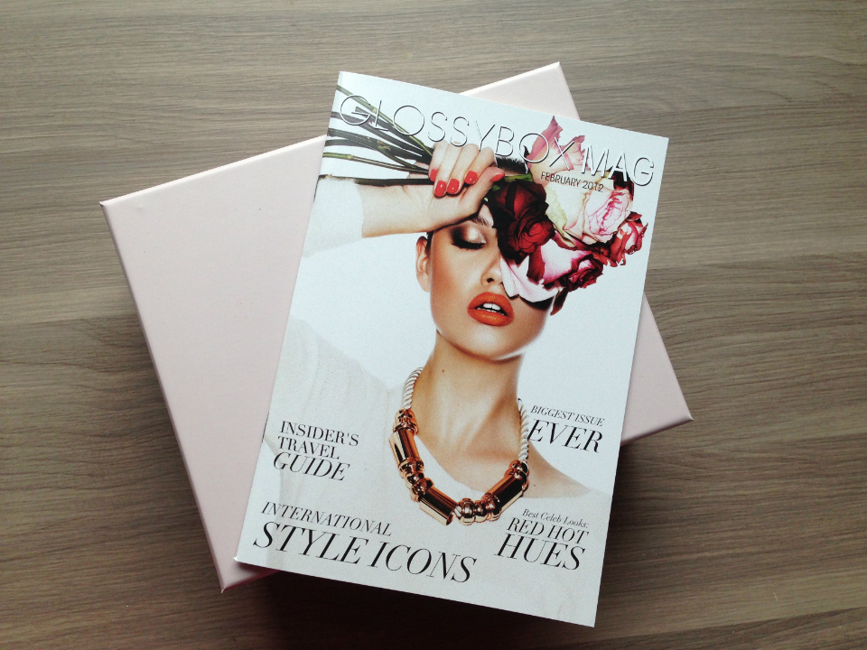 Glossy Box Review - February 2013 - Monthly Makeup Subscription Boxes