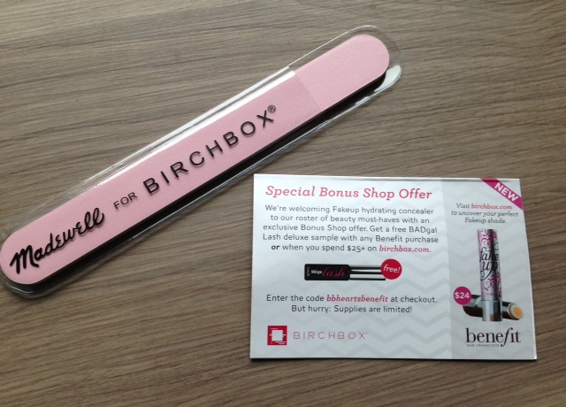 Birchbox Reviews - March 2013 - Plus Coupon Code! Monthly Beauty Sample Boxes