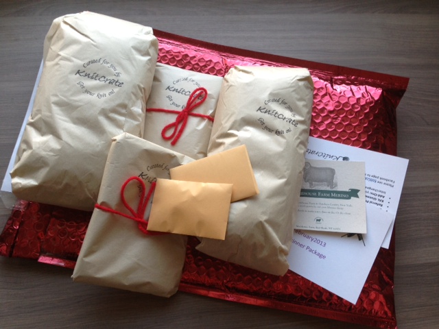 Knit Crate Review - February 2013 - Monthly Craft Subscription Boxes