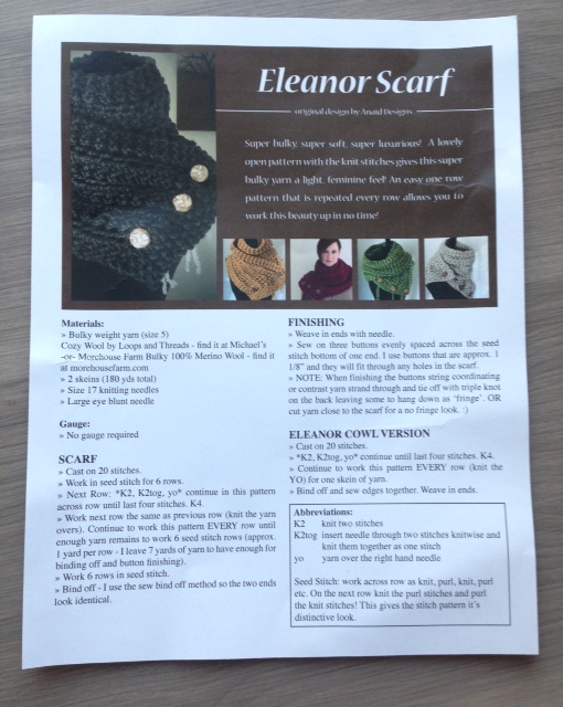 Knit Crate Review - February 2013 - Monthly Craft Subscription Boxes