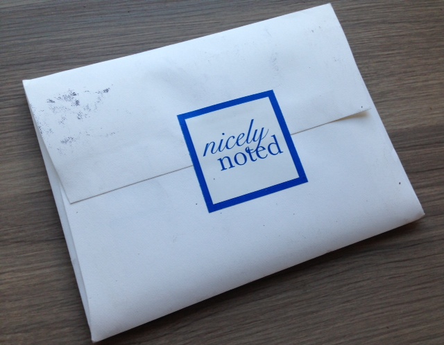 Nicely Noted Review - Monthly Stationery Subscription - February 2013