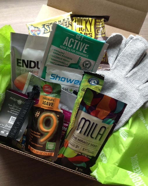 Runner's Box Review - Monthly Fitness Subscription Box - March 2013