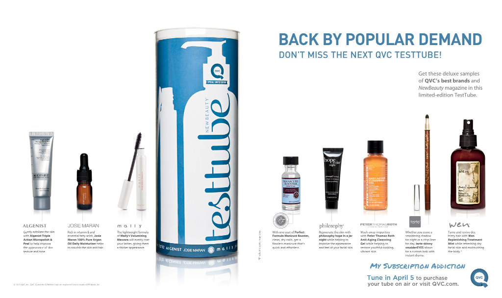 QVC New Beauty Test Tube - Spring 2013 - Sneak Peek