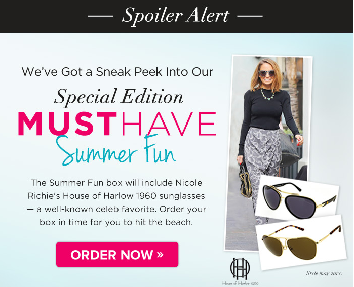 Pop Sugar Must Have Summer Edition Spoilers