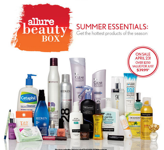 Reminder: Allure Beauty Box Goes On Sale at 12:01 PM ET Today!