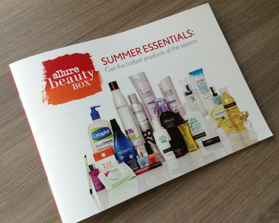 Allure Beauty Box Summer Essentials Review - April 2013