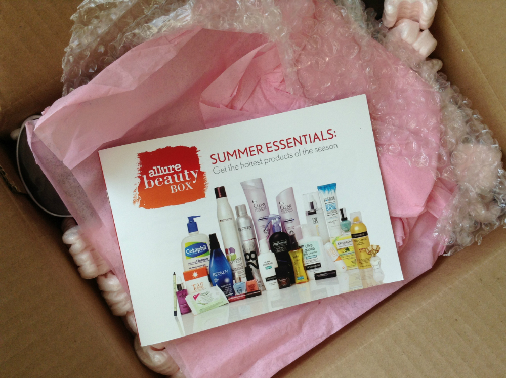 Allure Beauty Box Summer Essentials Review – April 2013