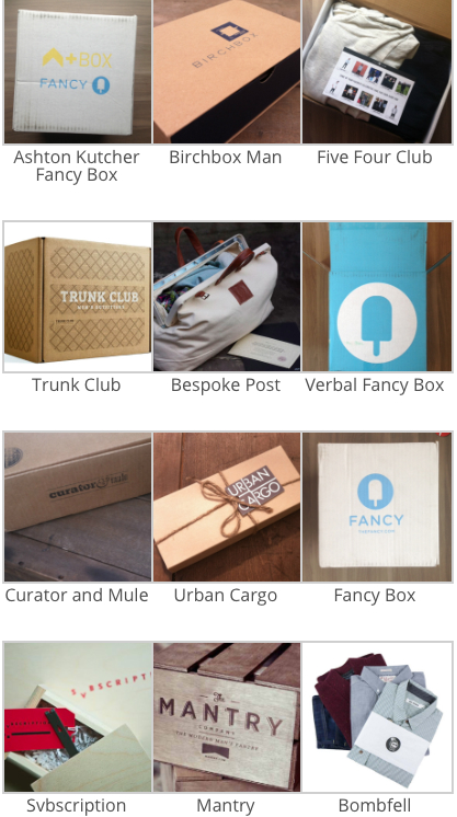 List of Men's Subscription Boxes - Vote for the Best Box!