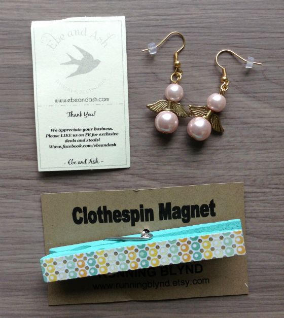 Dottie Box Subscription Review - April 2013 - Monthly Handmade Goodies!