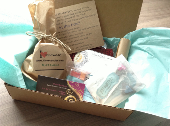 Dottie Box Review - Handmade Indie Subscription Boxes - March 2013