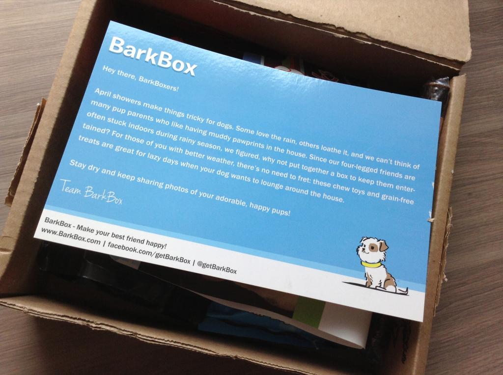 Barkbox Review - April 2013 Pet Subscription Box & Discount Offer!