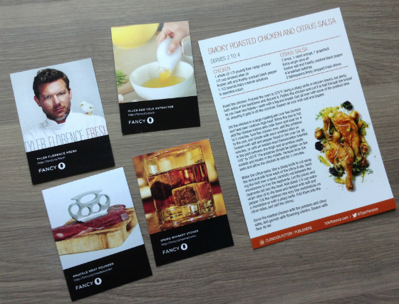 Tyler Florence Fancy Box Subscription Review - April 2013 Fancybox