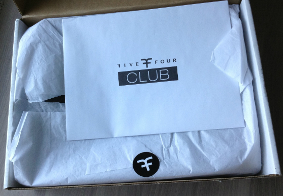Five Four Club Review - Clothing Subscription Box for Men - May 2013