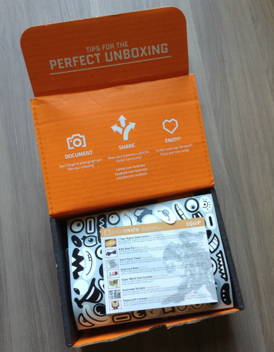 Loot Crate Subscription Box Review & Coupon Code - May 2013