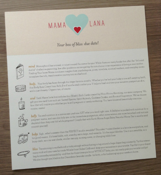 Mama Lana Box Review - Monthly Subscription Boxes for Moms