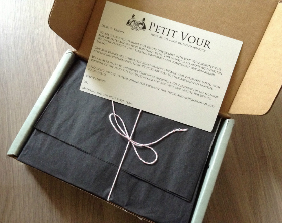 Petit Vour Box Review - Vegan Beauty & Makeup Subscription Service - May 2013