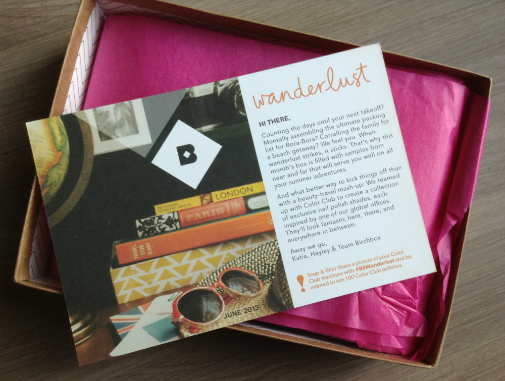 Birchbox Review – June 2013 – Monthly Beauty Subscriptions