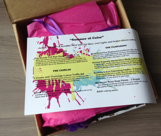 Bonjour Jolie Review - Women's Monthly Subscription Boxes - June 2013