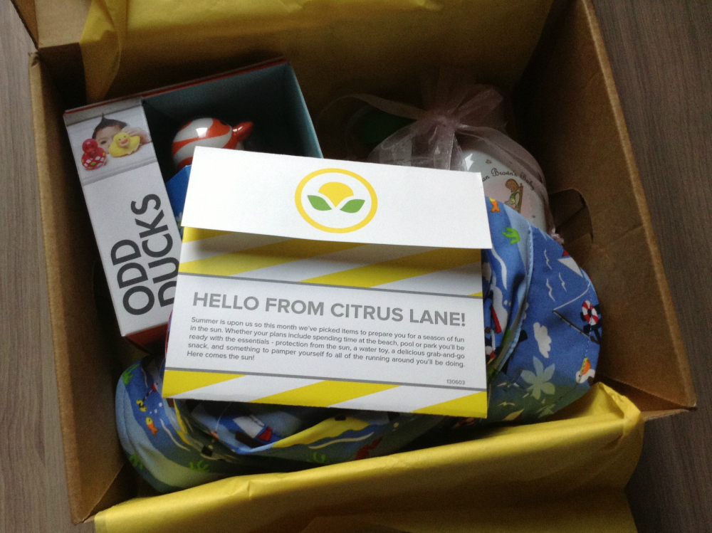 Citrus Lane Review, Coupon Code & Subscription Giveaway! June 2013
