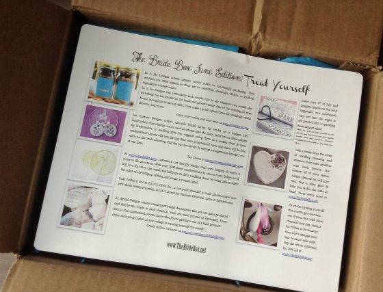 The Bride Box Subscription Review - June 2013 