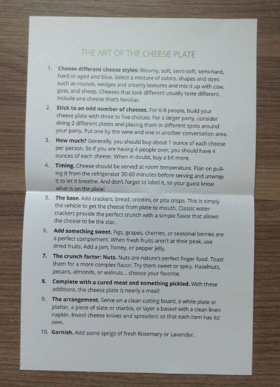 A Kitchen Box Review - Monthly Gourmet Subscription - July 2013
