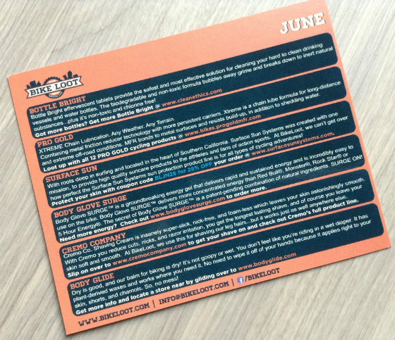 BikeLoot Box Review & Coupon Code - June 2013