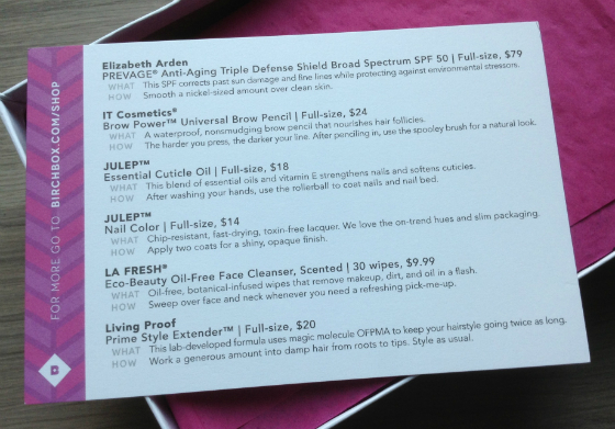 Birchbox CEW Box Review - Prestige Limited Edition Box