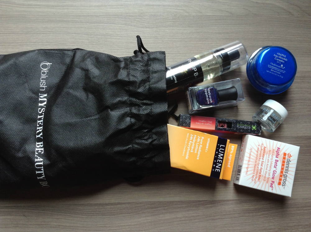 Blush Mystery Beauty Box Subscription Review – July 2013