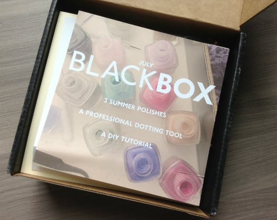 BlackBox by Cult Cosmetics Review - Nail Polish Subscription - July 2013