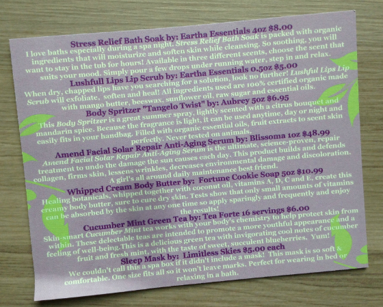 Eco Emi Review - July 2013 - Eco-Friendly Subscription Box