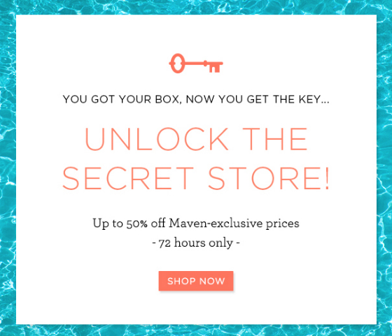 Julep Maven Secret Store for July - Now Open!
