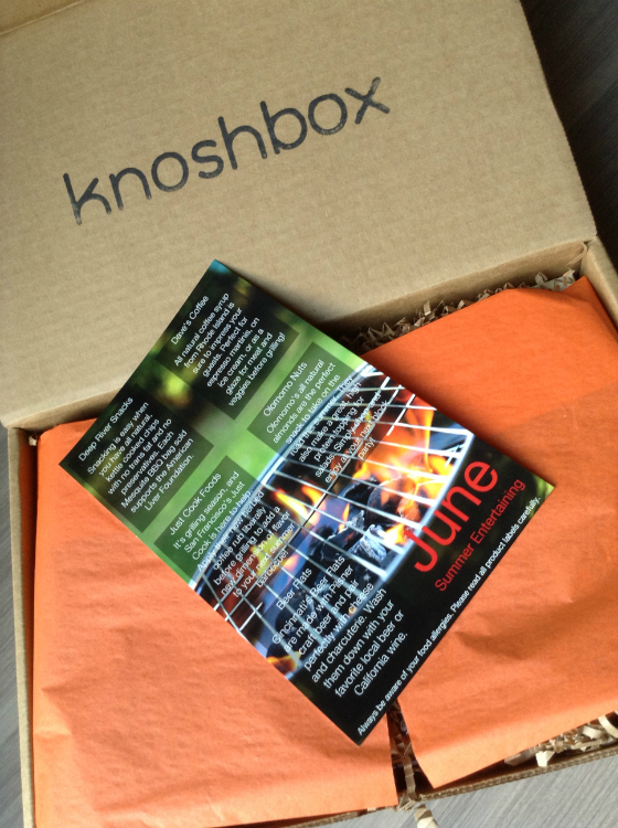 Knoshbox Review - Gourmet Food Subscription - June 2013