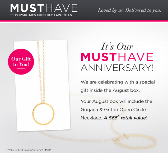 POPSUGAR Must Have Box August 2013 Sneak Peek!