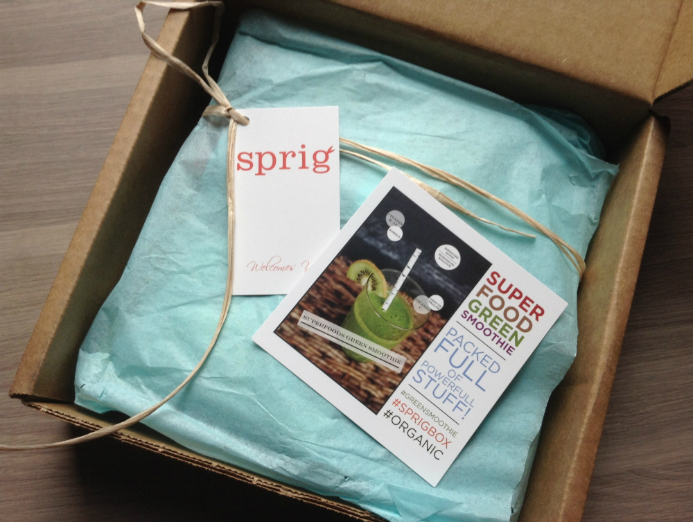 Sprig Box Review – Gluten Free Snack Subscription – July 2013