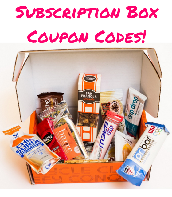 New Subscription Box Coupon Codes