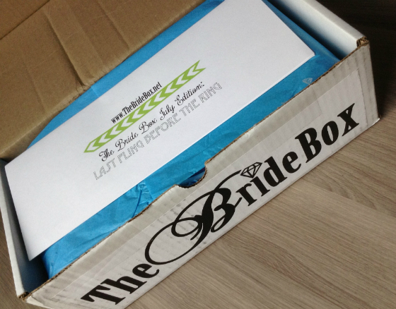 The Bride Box Review - Women's Subscription - July 2013