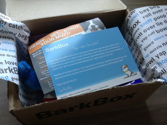 Barkbox Review & $10 Coupon - August 2013