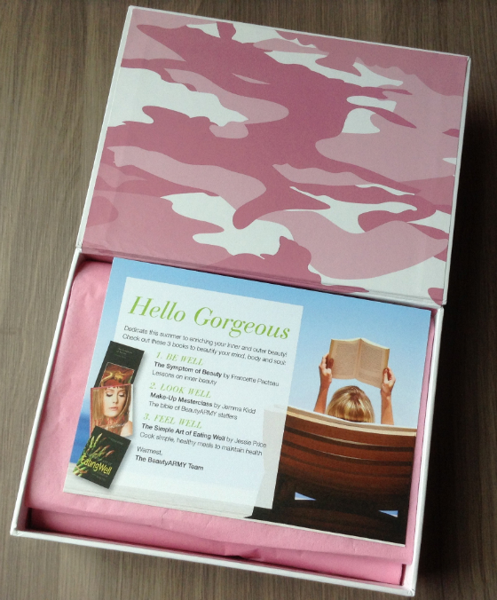 Beauty Army Review - Beauty Subscription Box - August 2013